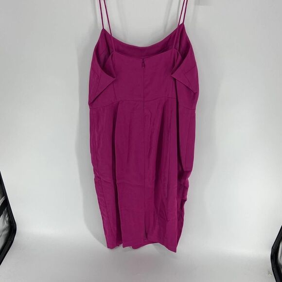 Tracy Reese Fuchsia Spaghetti Strap Slip Pencil Sheath Midi Dress NWT Womens 12 - Picture 5 of 7